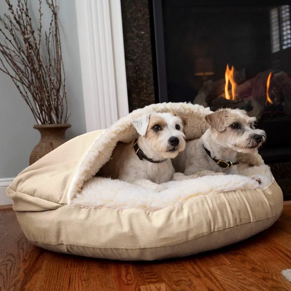 Snoozer Luxury Microsuede Cozy Cave Pet Bed